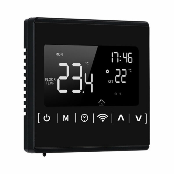 MH-1823L 110V 220V Touch Screen Temperature Controller WiFi Thermostat for Gas Boiler Water Heating Voice Control Temperature Controller Fahrenheit