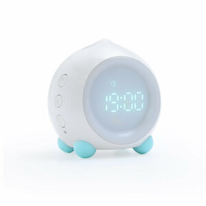 Mini LED Digital Voice Control Creative Alarm Clock Smart Speaker Multi-function Sleep Timer Night Light