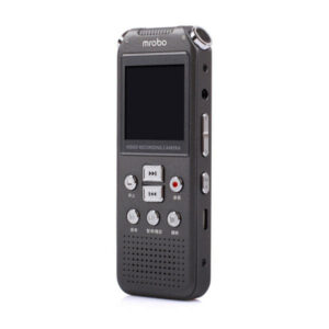 Mrobo M68 1.5 Inch Screen Dual Microphone Voice Recorder with 720P 105 Degree HD Camera