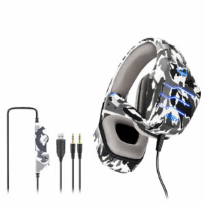 OVLENG GT87 Wired Gaming Headset E-Sports with Microphone LED Stereo Surround HiFi Headphone for PC Laptop Gamer