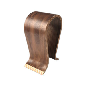 Omega Shape Wood Headphone Holder Earphone Stand Hanger Bracket Desk Display Shelf Rack