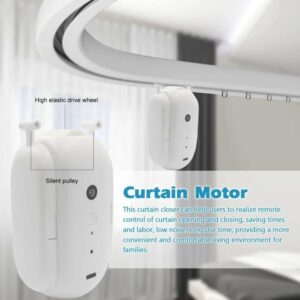 RSH-MC13 Tuya Smart Curtains bluetooth Wireless Automatic Curtain Opener Rechargeable Switchbot Curtain Robot Curtains Remote Control Alexa Google Home