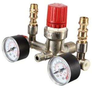 Regulator Air Compressor Pump Pressure Control Switch Valve Gauge Heaty Duty