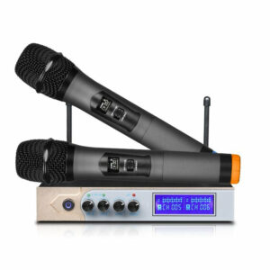 S-9-1 Wireless bluetooth Microphone LED Display Reverberation Toner Tuning Home TV Karaoke K Songs Mic