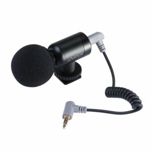 SAIREN Nano Mic Mini Super-Cardioid Pointing Microphone Live Broadcast Vlog Recording Microphone for Mobile Phone Camera