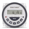SINOTIMER TM619 12V/24V/220V 7 Days Weekly Programmable Digital LCD Power Timer Programmable Time Switch Relay With UL Listed Relay 16A Easy Wiring