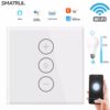 SMATRUL Tuya Smart Life WiFi Touch Dimmer Switch Light APP EU/US  Wireless Timer Remote Control with Alexa Google Home