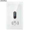 SMATRUL Wall Infrared Sensor Switch Infrared Sensor No Need to Touch Glass Panel Light Switch