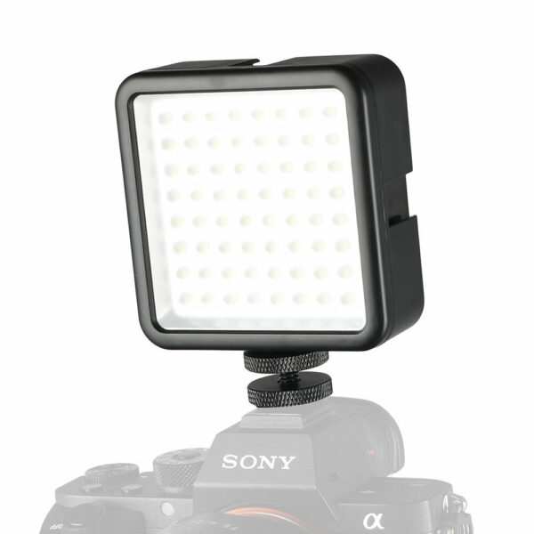 SOONPHO LED64 5600K Video Fill Light for DSLR Camera Camcorder Mini DVR LED Flash Lamp Lighting for Photography Photo Video Recording