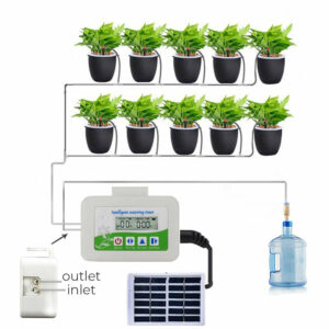 Solar BUS Dual-mode Power Supply Watering Timer Device Gardening Irrigation Smart Watering Device