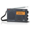 TECSUN PL-600 Digital Tuning Full-Band FM MW SW-SBB PLL Shortwave Stereo Radio Receiver with Clock