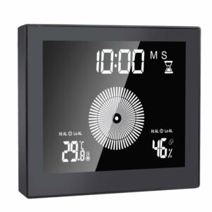 TS-WP10 Digital Clock Waterproof Bathroom Wall Clock Hygrometer Thermometer Alarm Clock Timer Temperature Humidity Clock