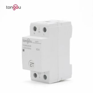 Tongou TOWICB-80 2P WiFi Circuit Breaker Remote Control by eWeLink APP Voice Control With Amazon Alexa Google Home 36mm Din Rail Main Switch