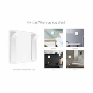 Tuya & Zigbee Smart Home Wireless Free Sticker 4-way Panel Scene Button Switch
