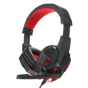 USB 3.5mm LED Surround Stereo Gaming Headset Headbrand Headphone With Mic