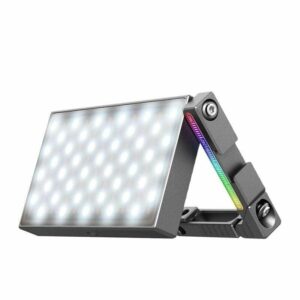 VIJIM R70 Full Color Metal RGBLED Video Light with Adjustable Bracket Mount DSLR SLR Camera Light Support PD Fast Charge