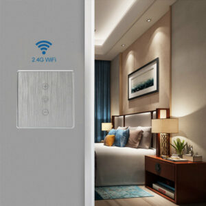 WF-DS033 Tuya Smart Home 86 Type Timing Stepless Dimming Wifi Switch Compatible with Amazon Alexa Google Home