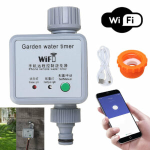 WiFi Smart Garden Watering Timer Garden Automatic Drip Irrigation Controller Plant Water Timer Controller