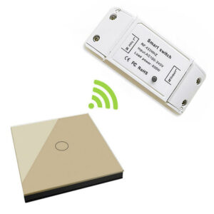 Wireless Wifi Tactile Smart Switch Lighting Remote Control 433 MHz Receiver for Smart Home
