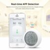 Zemismart Tuya ZB Temperature and Humidity Sensor with LCD Screen Display Real Time Monitor Smart Home Intelligent Linkage