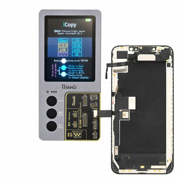 iCopy Plus LCD Screen Photosensitive Repair for 8/8P/XSXR 11 LCD/Vibrator Transfer EPROM Programmer