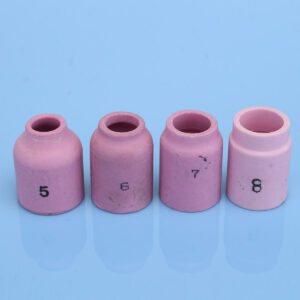 15Pcs TIG Welding Torch Porcelain Nozzles Stubby Gas Lens Kit For WP-17/18/26
