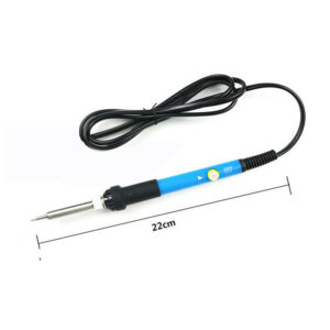 220V 60W Adjustable Temperature Electric Soldering Iron Kit+5pcs Tips Portable Welding Repair Tool