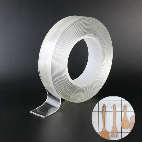 2MM Thick 30MM Wide Transparent Non-Trace Nano Double-Sided Tape 10