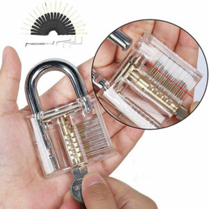 44 Pcs Lock Repair Sets Unlocking Practice Lock Pick Key Extractor Padlock Kit