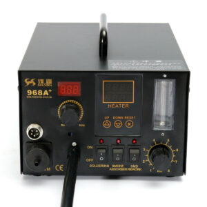 968A+ 4 in1 220V Digital Hot Air Rework and Soldering Station SMD Fume Extractor
