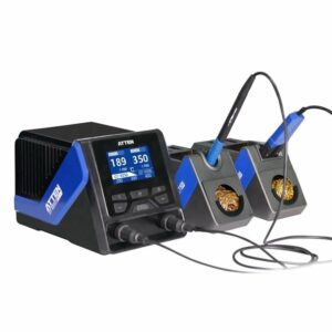 ATTEN GT-6200 200W 220V Double Channel Rework Station Soldering Station Combined Soldering Iron and Tweezer