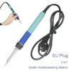 CXG 936D EU Plug 220V 2in1 LCD Adjustable Temperature Digital Electric Solder Iron Soldering Station