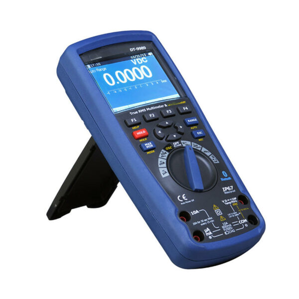 DT-9989 Professional Digital Multimeter Oscilloscope LCD Color Screen Usb Current Voltage Test Electrician Tools