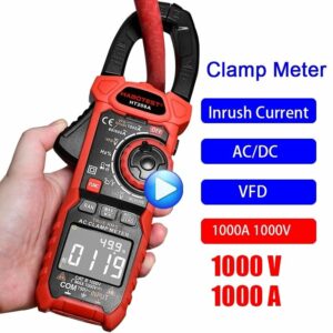 HABOTEST HT208A/HT208D 1000V 1000A Digital Multimeter Profesional Amperometric Clamp Meter AC DC True RMS Capacitance Electrician Repair Tools