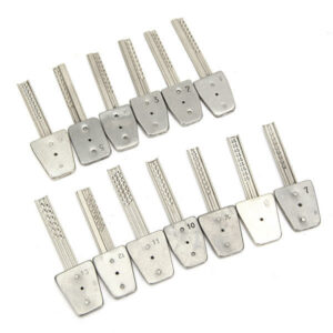 HUK 14Pcs Stainless Steel Key Picks Bit Set With Hammer Lock Picks Tools