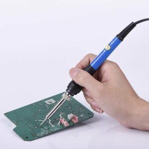 JCD 110V 220V 60W  Electric Soldering Iron 908 Adjustable Temperature Soldering Tool with Bracket with Switch