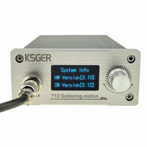 KSGER STM32 V3.1S T12 Soldering Iron Station OLED DIY Aluminum Alloy Stainless Steel Handle Electric Tools Holder Auto-sleep Quick Heat
