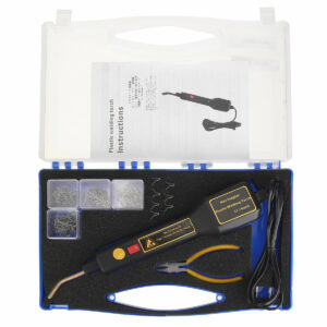 Plastic Welding Machine Kit Car Bumper Hot Stapler Plastic Welding Torch Fairing Auto Body Tool Repair Set