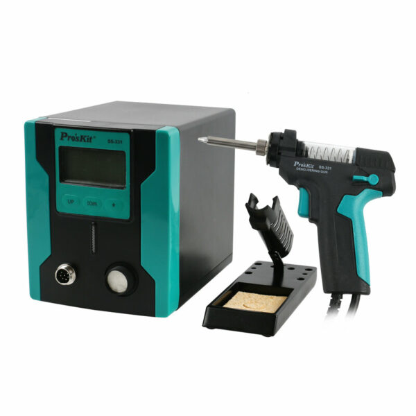 Pro'sKit SS-331H Electric Solder Sucker Desoldering Device Anti-static High Power Strong Suction Desoldering Pump for PCB Circuit Board Repair
