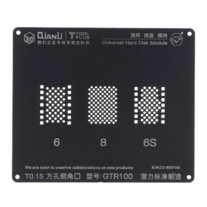 Qianli GTR100 3D BGA Reballing Stencil Hard Disk Logic Module BGA Reballing Repair Tool for Phone 5 5S 6 6S 7G 7Plus 8 8P