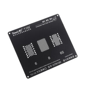Qianli Hard Disk Module NAND GTR100 BGA Reballing Black Stencil Plant Tin Steel Net Repair Tool for Phone 6/6S/6SP/7G/7P/8G/8P