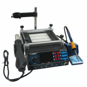 SAIKE 8310D 3 in 1 220V/110V Multi-function Soldering Station Digital Display Hot Air Gun+Electric Soldering Iron+Preheat Station