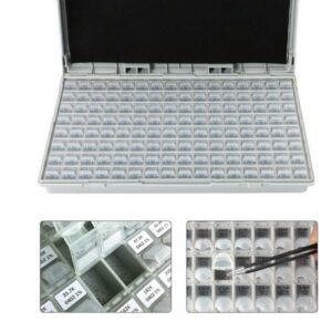 SMD SMT IC Resistor Capacitor Electronics Storage Case Organizers ESD Safe Precision Component Enclosures Boxes