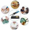 Toolour 60W Electric Soldering Iron Kit 110V/220V Switch Adjustable Temperature with Toolbox