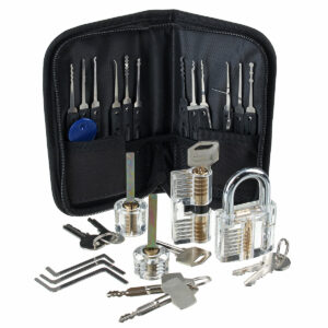 Unlocking Locksmith Practice Lock Pick Key Extractor Padlock Lockpick Tool Kit