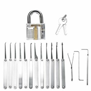 Unlocking Locksmith Practice Lock Pick Key Extractor Padlock Lockpick Tool Kits