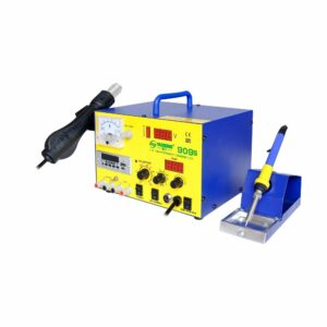 YAOGONG 909S AC110V / 220V Autocut Hot Air 3 in 1 DC Power Supply Soldering Rework Station