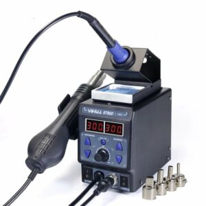 YIHUA 8786D-I 2 in 1 Upgrade SMD Rework Station Soldering Station Electric Soldering Iron + Hot Air Gun 700W for Repair