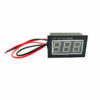 0.36inch LED Digital Waterproof Voltmeter DC 0-30V Panel Amp Volt Display Two Line Volt Meter for Electric Battery Car Modified
