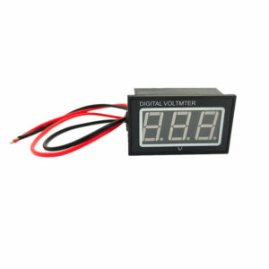 0.36inch LED Digital Waterproof Voltmeter DC 0-30V Panel Amp Volt Display Two Line Volt Meter for Electric Battery Car Modified
